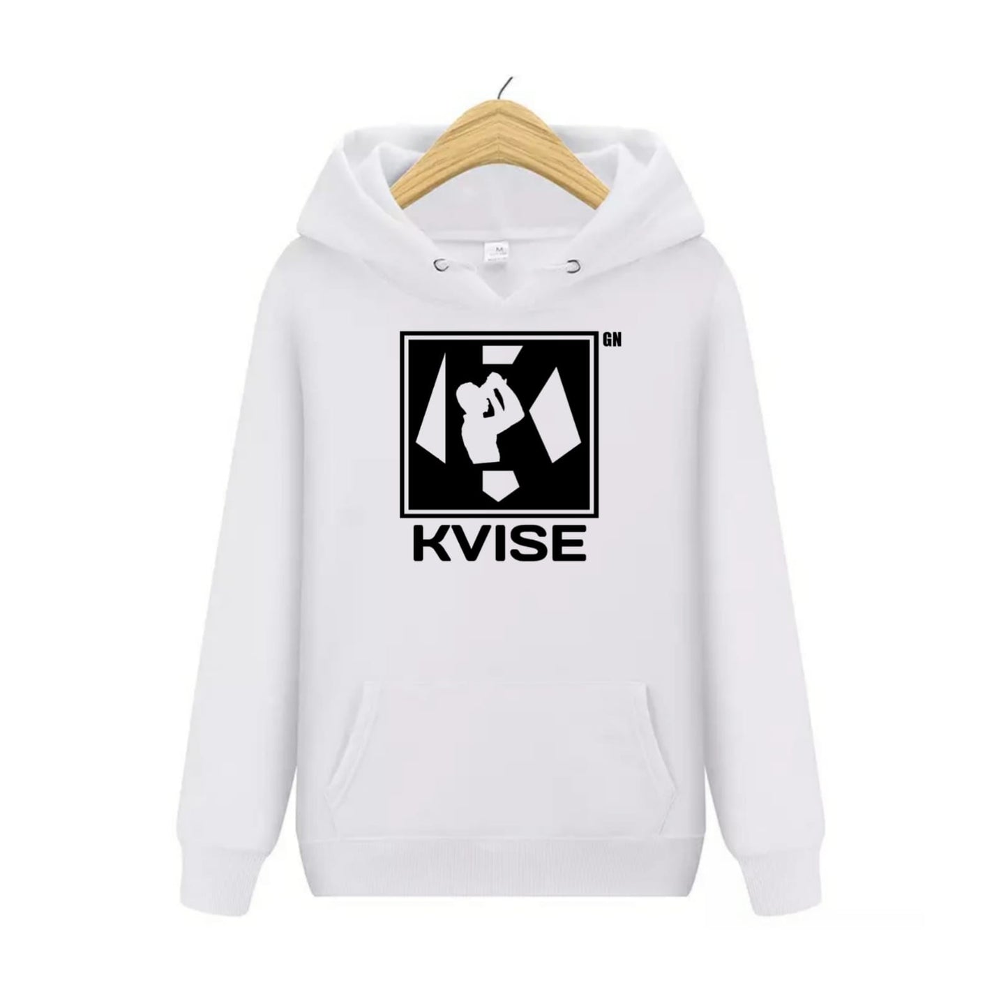 Sweat à capuche blanc