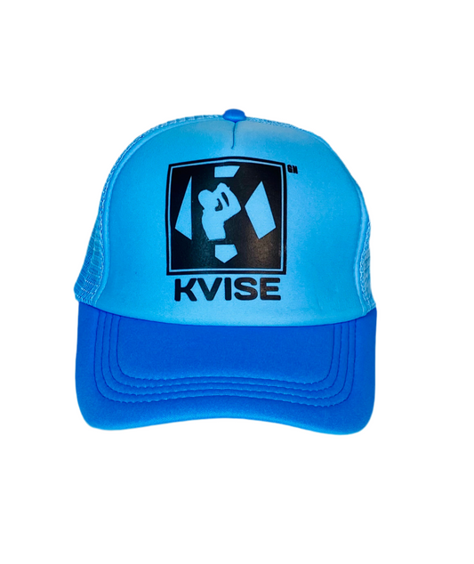 CASQUETTE DE BASEBALL (BLEU CIEL - BLEU) AJUSTABLE EN MAILLE RESPIRANTE