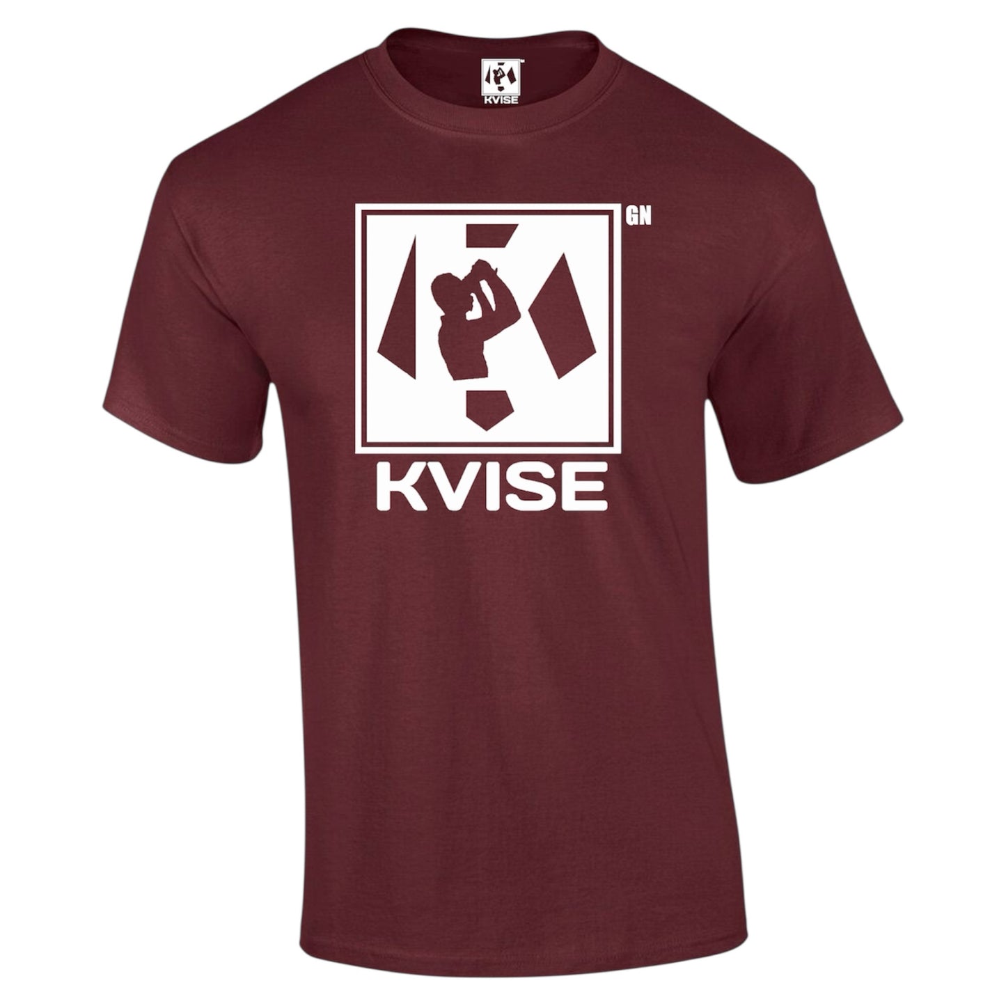 Tee-shirt Kvise Rouge bordeaux
