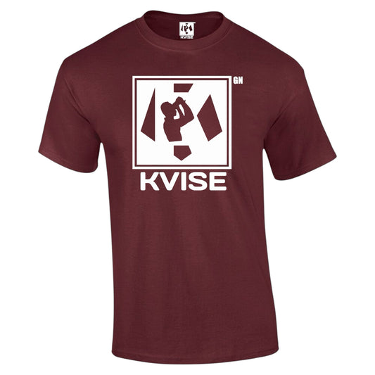 Tee-shirt Kvise Rouge bordeaux