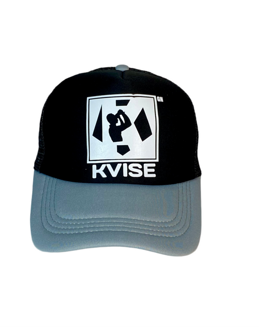 CASQUETTE DE BASEBALL (NOIR - GRIS )AJUSTABLE EN MAILLE RESPIRANTE