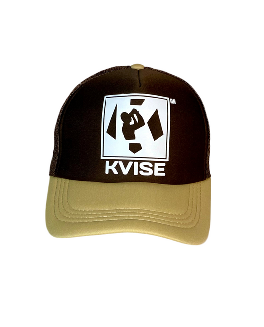 CASQUETTE DE BASEBALL (MARRON - KAKI )AJUSTABLE EN MAILLE RESPIRANTE