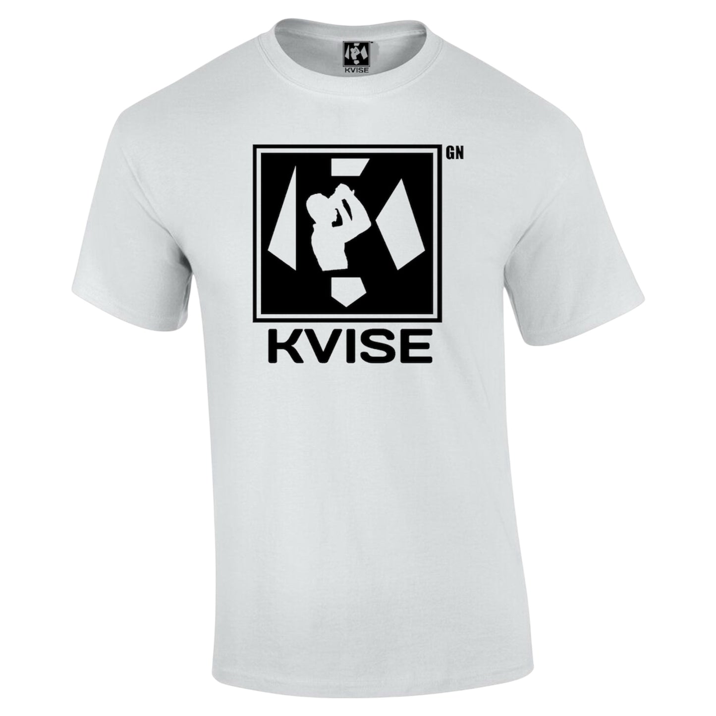 Tee-shirt Kvise blanc (logo noir)