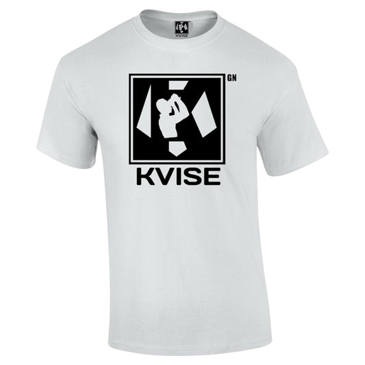 Tee-shirt Kvise blanc (logo noir)