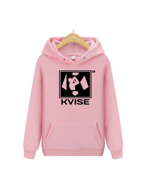 Sweat à capuche rose